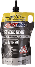 Amsoil severe-gear gear oil API Gl-5 Synthetic 80w90 severe-gear gear lube Easy-Pack