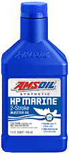 HP Marine 2-stroke Oil synthetic marine 2 stroke oil Amsoil