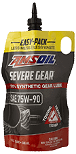 Amsoil Gear Lube API Gl-5 Synthetic 75w90 severe-gear gear lube Easy-Pack