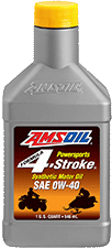 Amsoil synthetic 0W-40 4-stroke motor oil