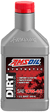 Amsoil 10W-40 synthetic dirt bike oil