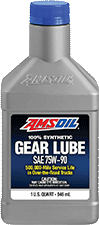 Amsoil 75W90 synthetic gear lube long life