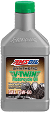 synthetic 15W50 motorcycle oil Indian Scout Amsoil