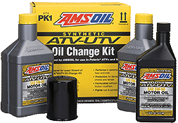 Polaris ATV - UTV oil change kit Amsoil synthetic